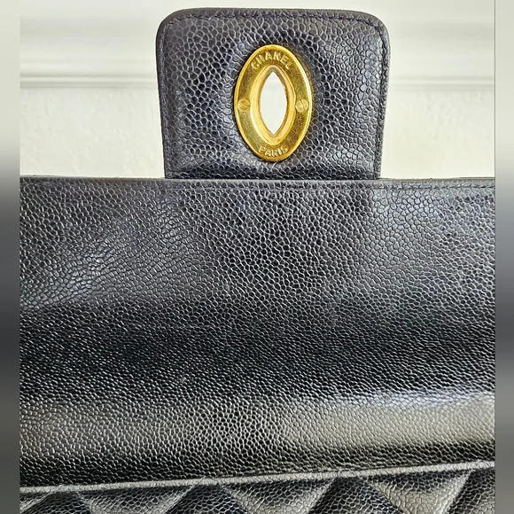 Chanel Black Caviar Briefcase Laptop Bag - Picture 12 of 16